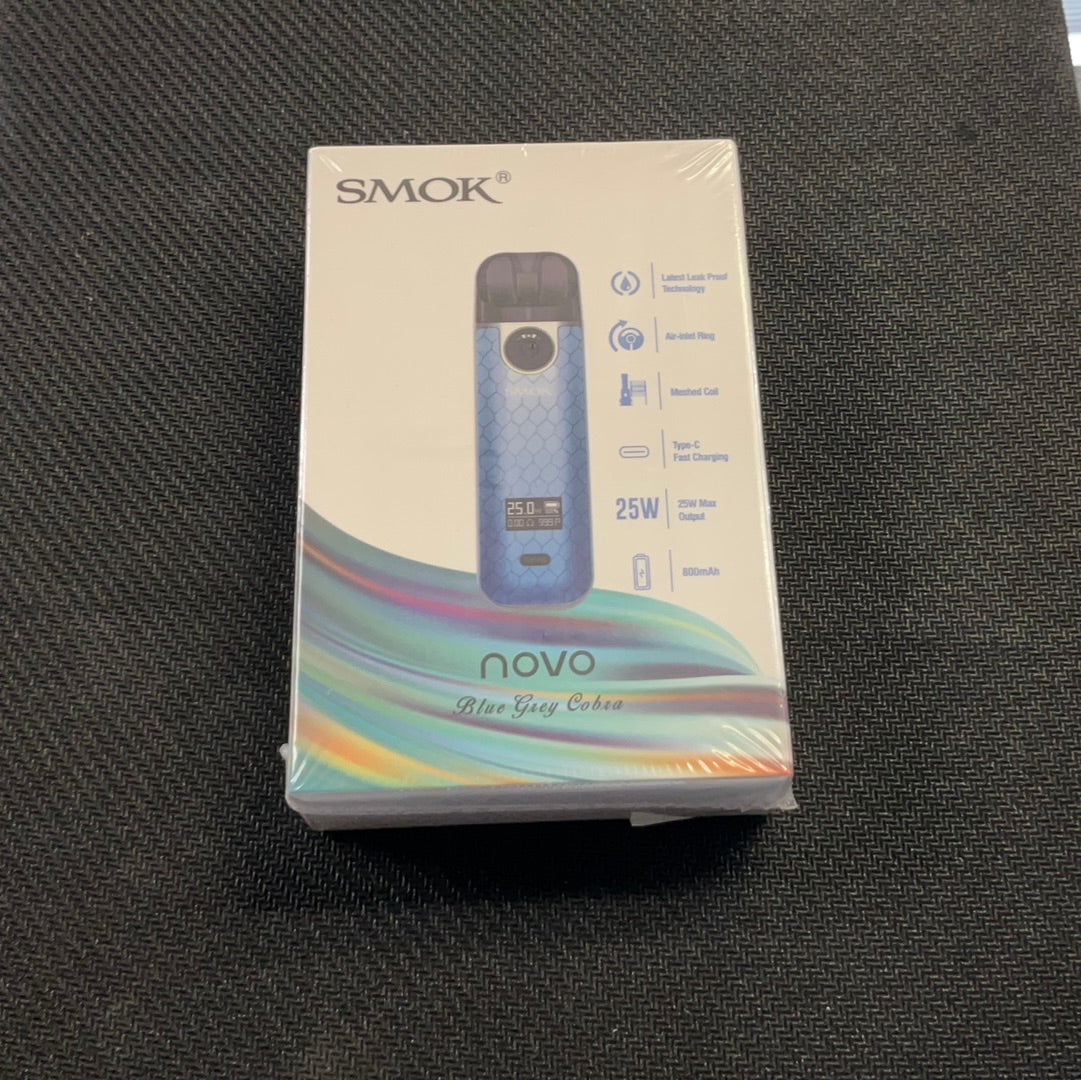 SMOK Novo 4 Kit - Blue Grey Cobra