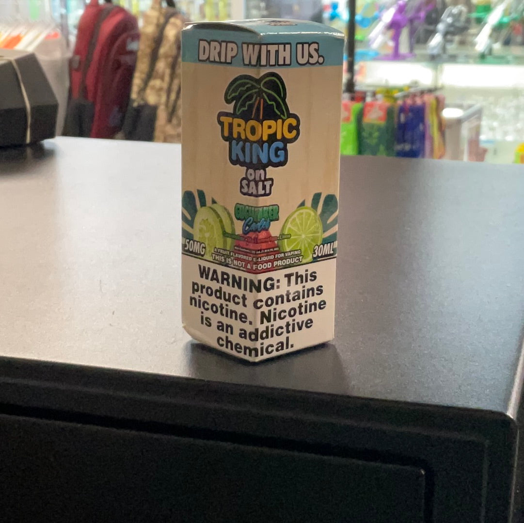Candy King Salt Nic (50mg) - Tropic King Cucumber Cooler
