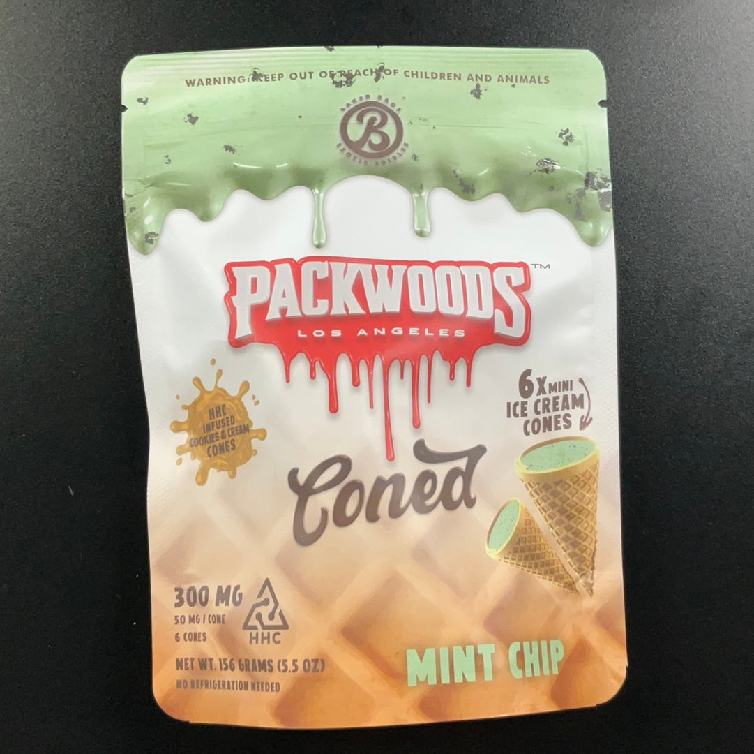 Packwoods- HHC 300mg Mint Chip Coned