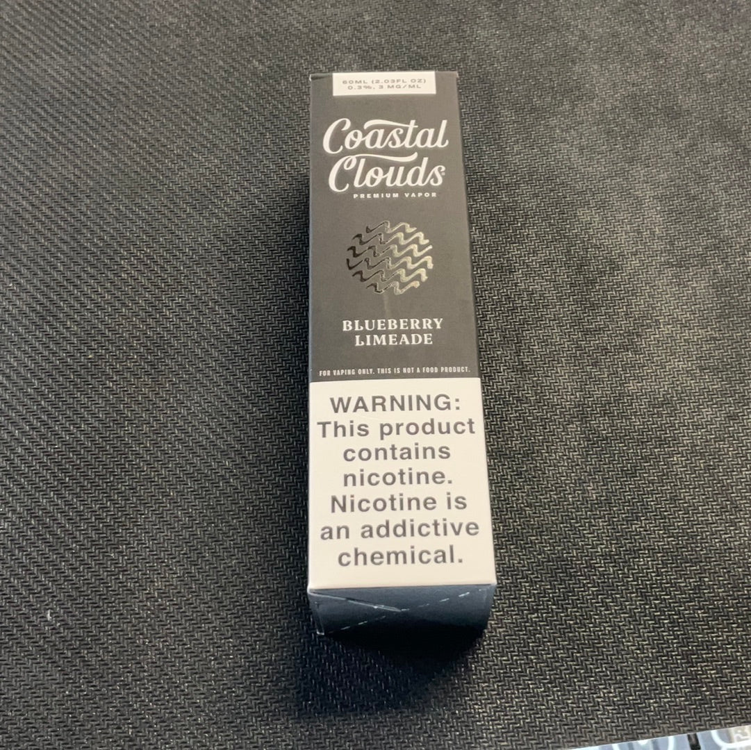 Coastal Clouds E-liquid (3mg) - Blueberry Limeade