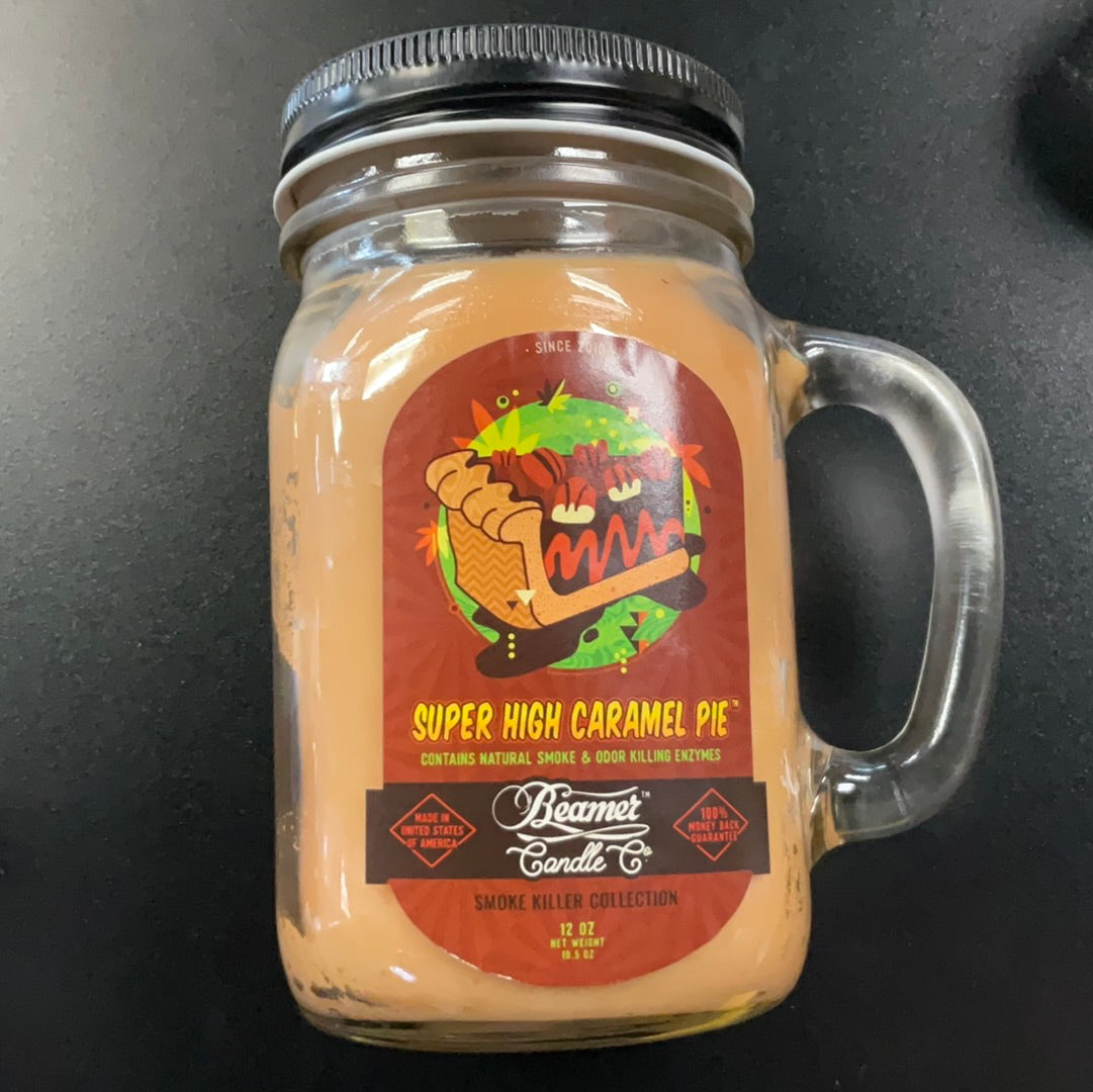 Beamer Candle- 12oz Super High Caramel Pie