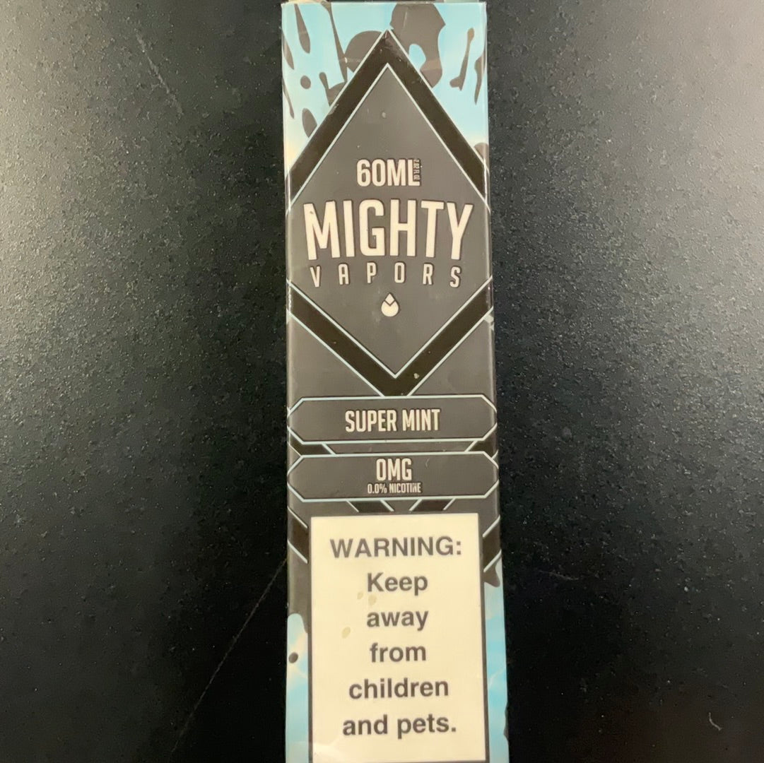 Mighty Vapors- 0mg Super Mint