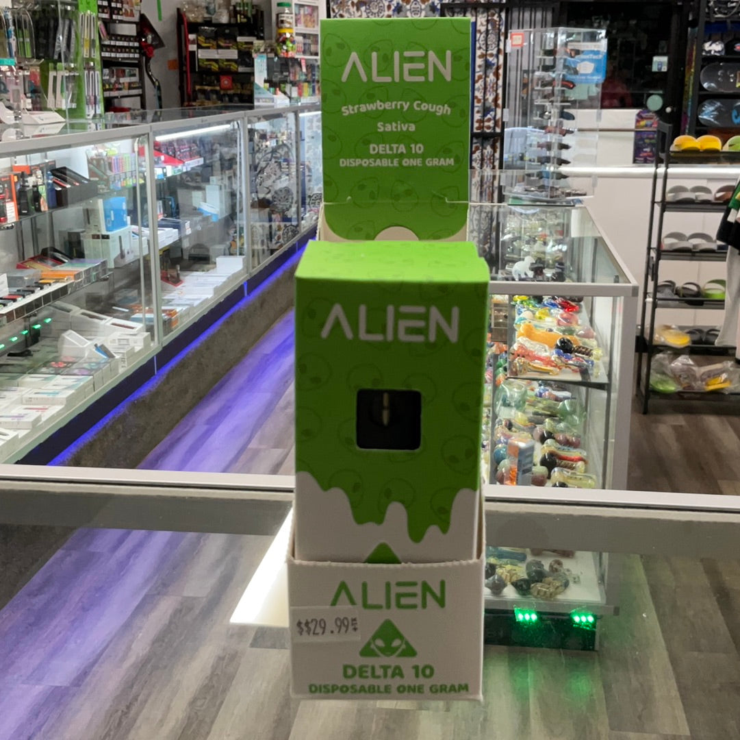 Alien dispo delta 10 - strawberry cough