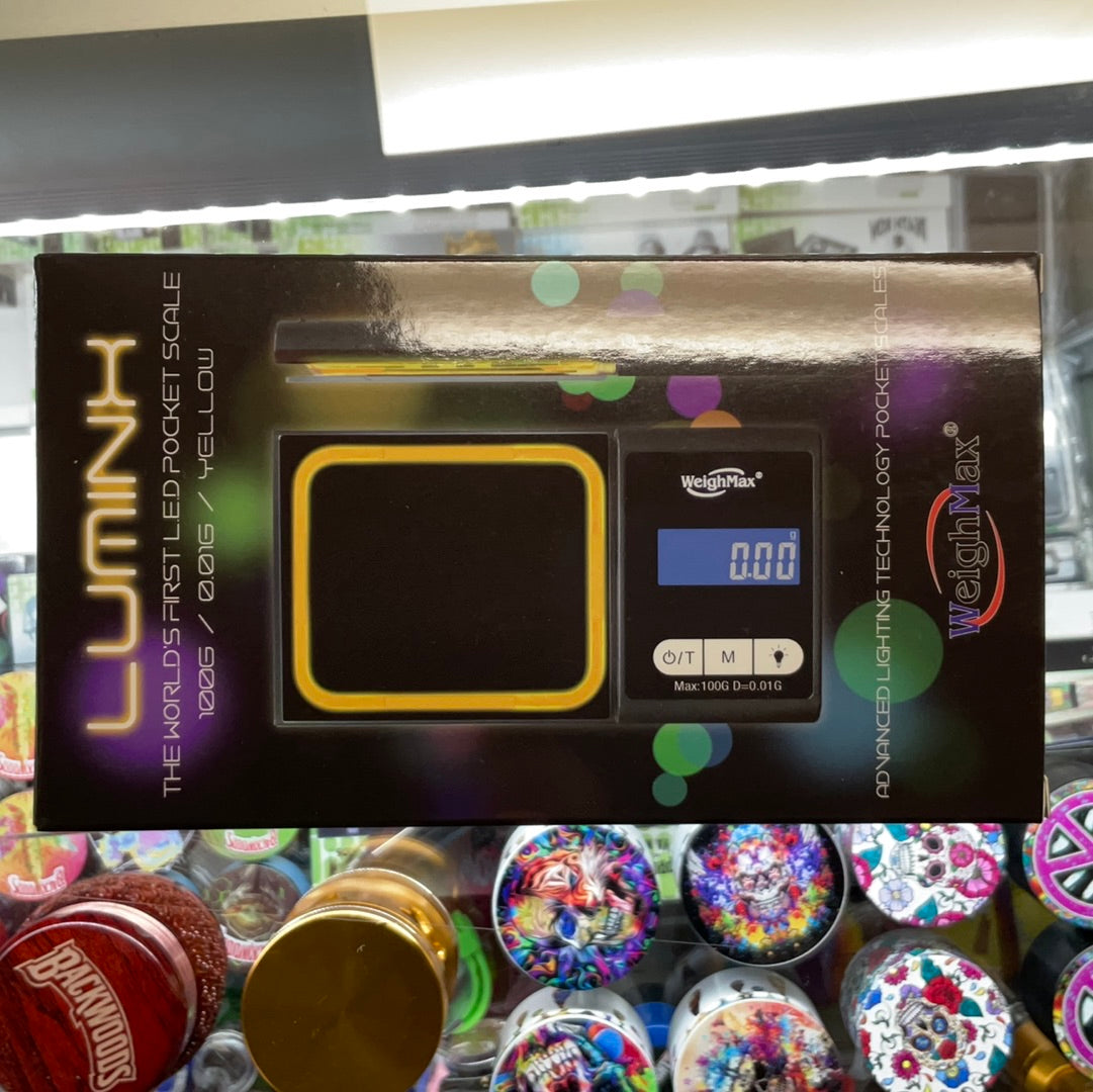 luminx - digital pocket scale 100 x 0.016 yellow