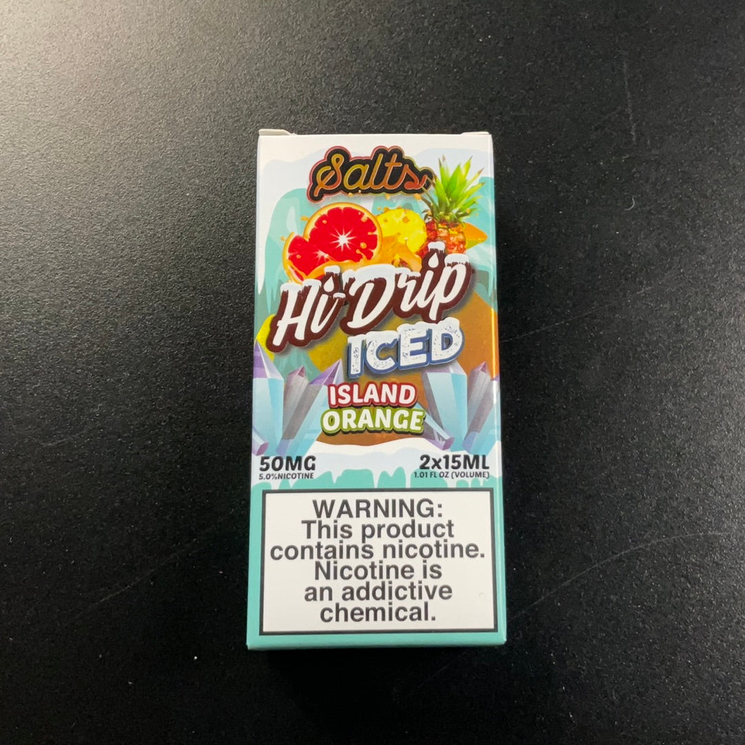 Hi Drip Salts Iced- Island Orange 50mg