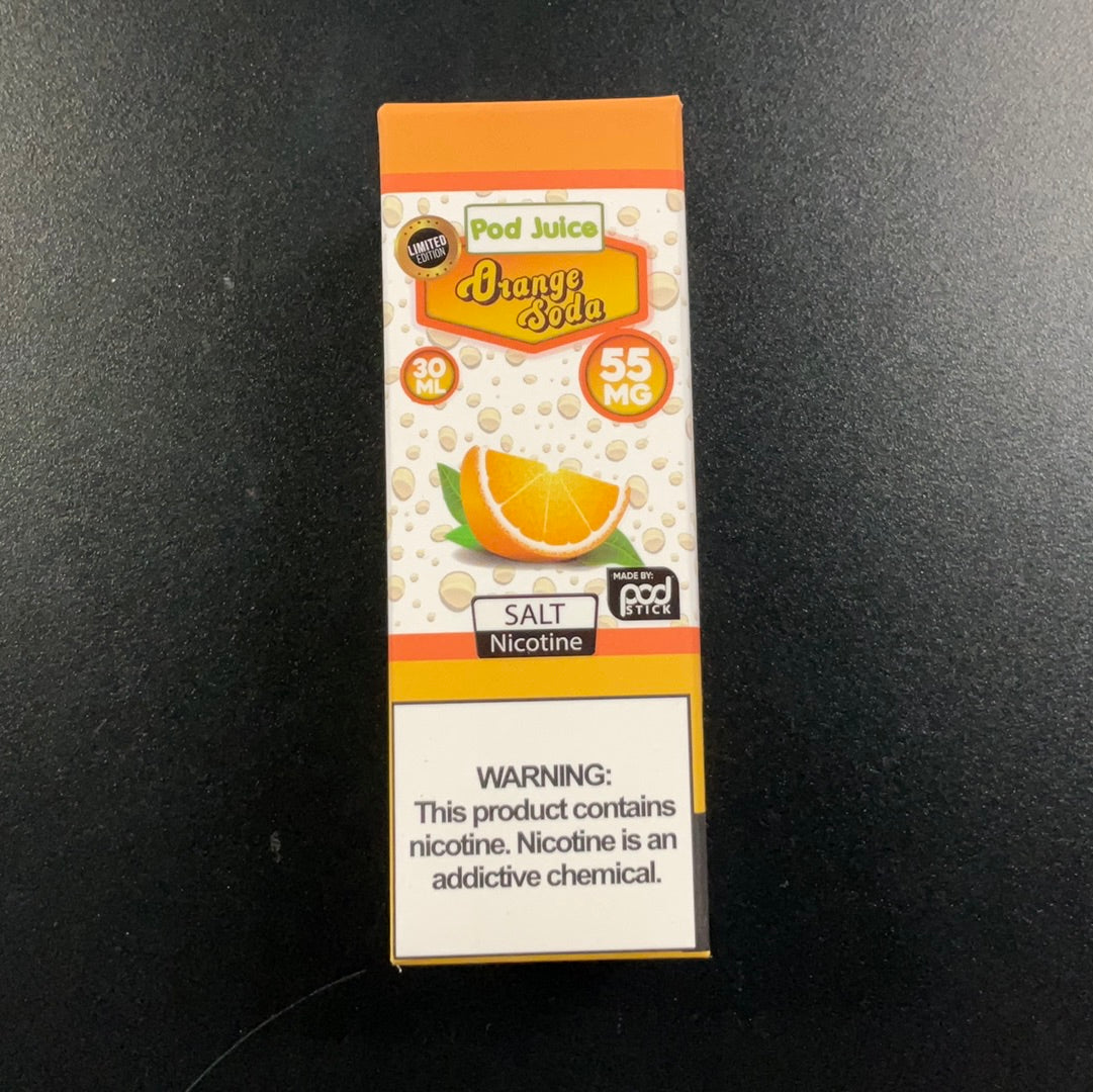 Pod Juice- 55mg Orange Soda