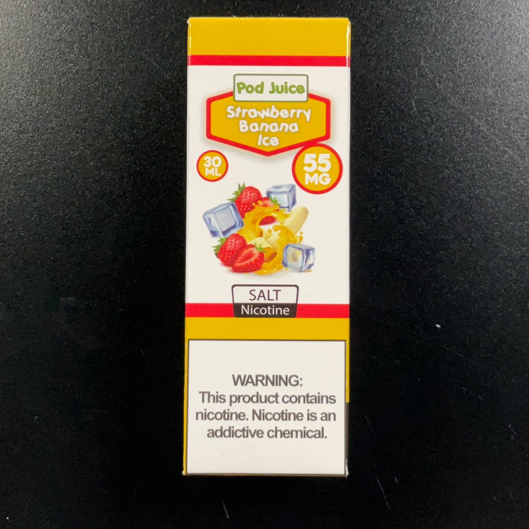 Pod Juice- 55mg Strawberry Banana Ice