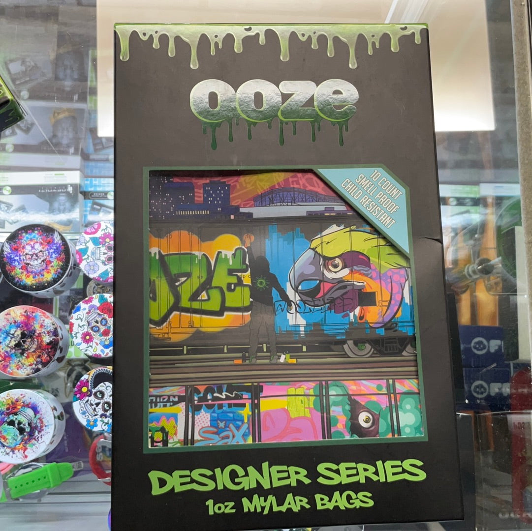 Ooze- 1oz Mylar Bags Tag 10ct