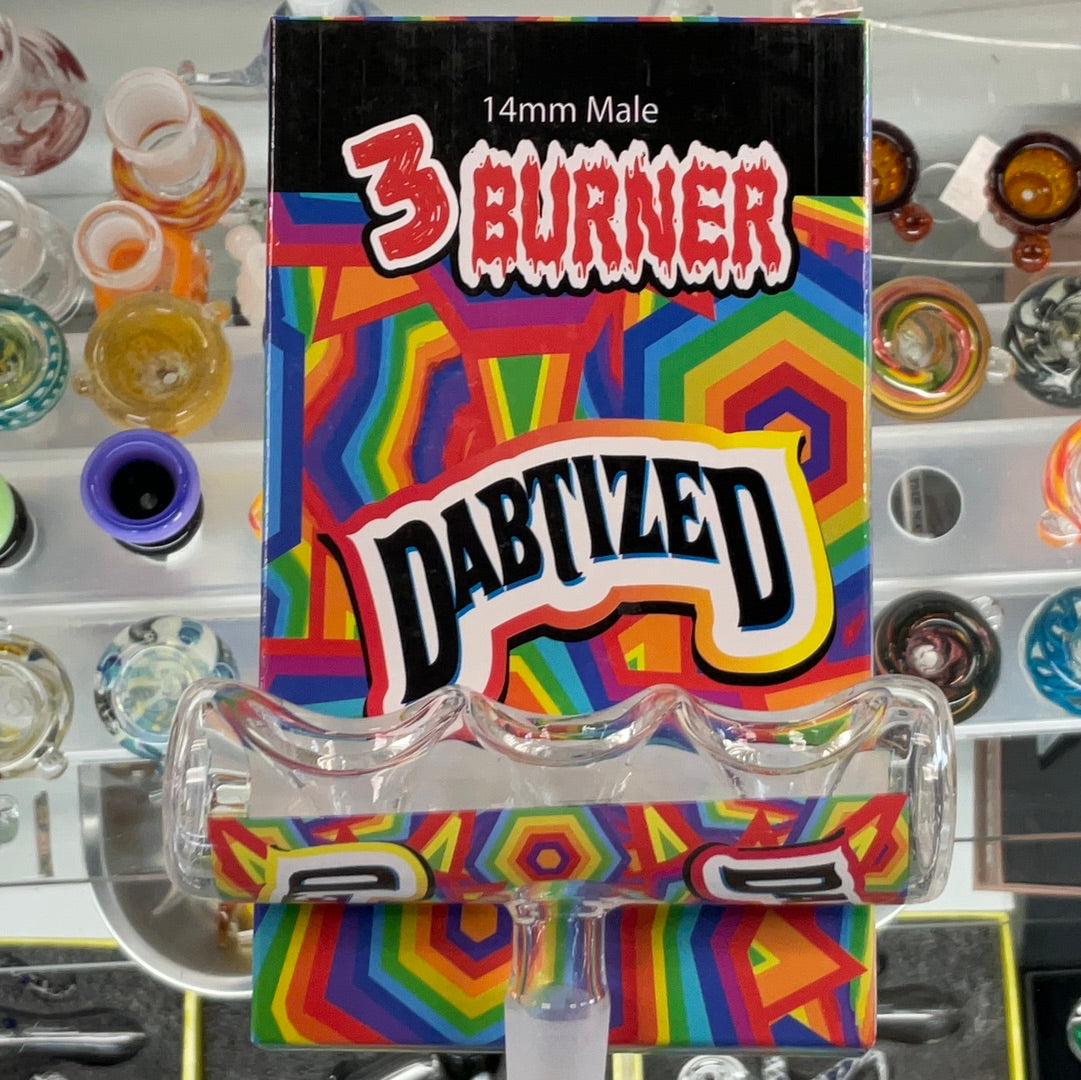 Dabtized Rainbow- 3Burner 14mm
