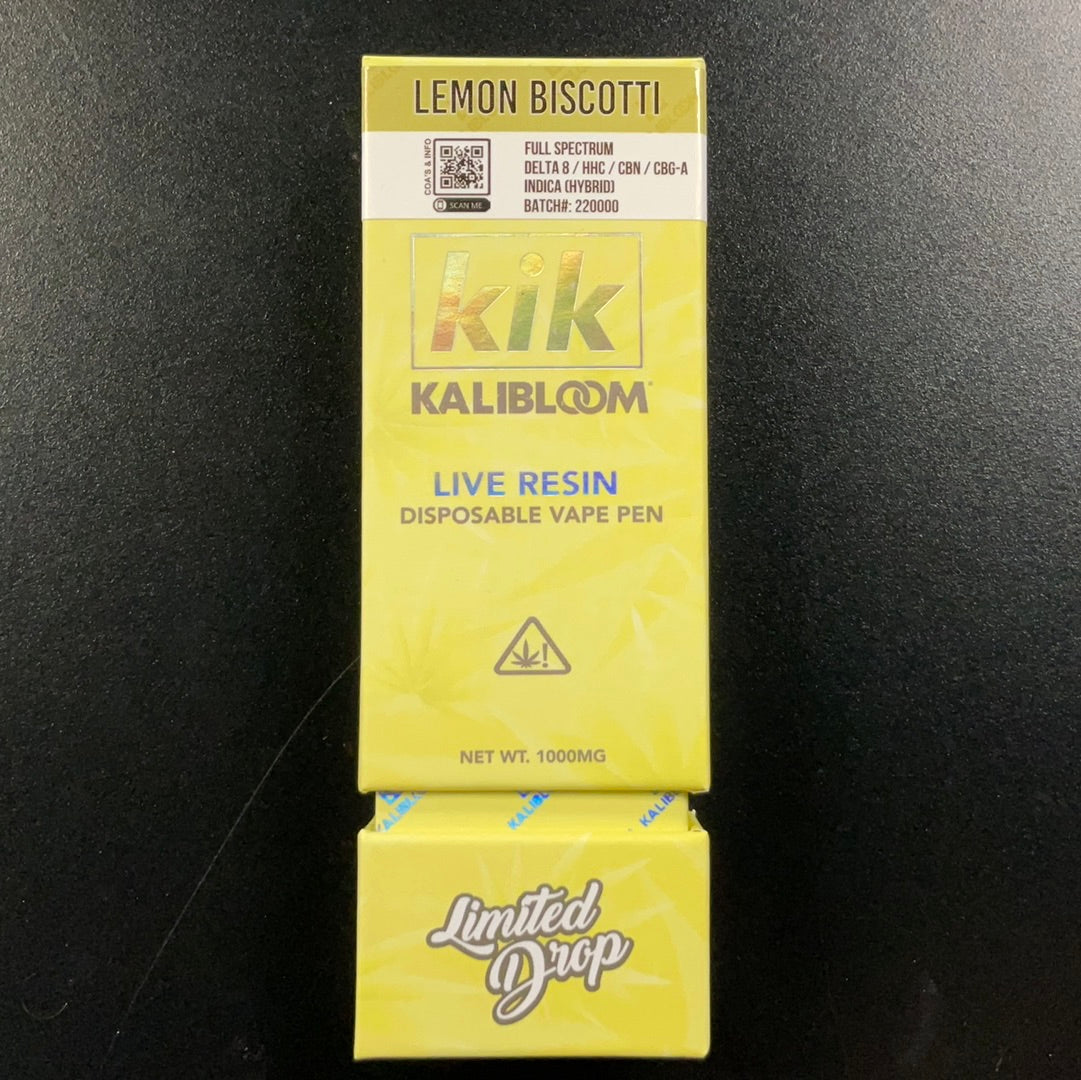 Kalibloom- Kik- Lemon Biscotti