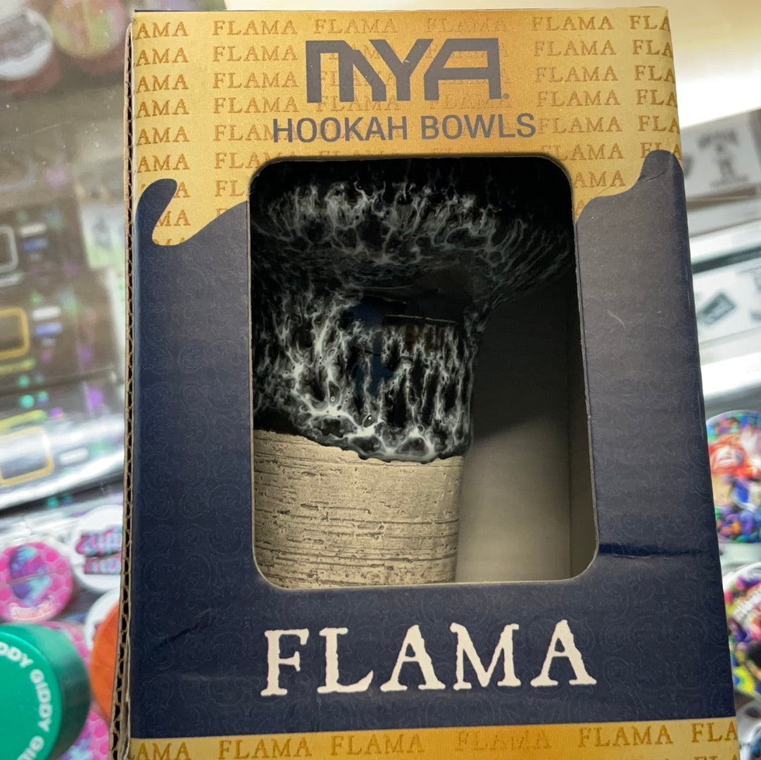 Mya Flama Hookah Bowls- Black & White