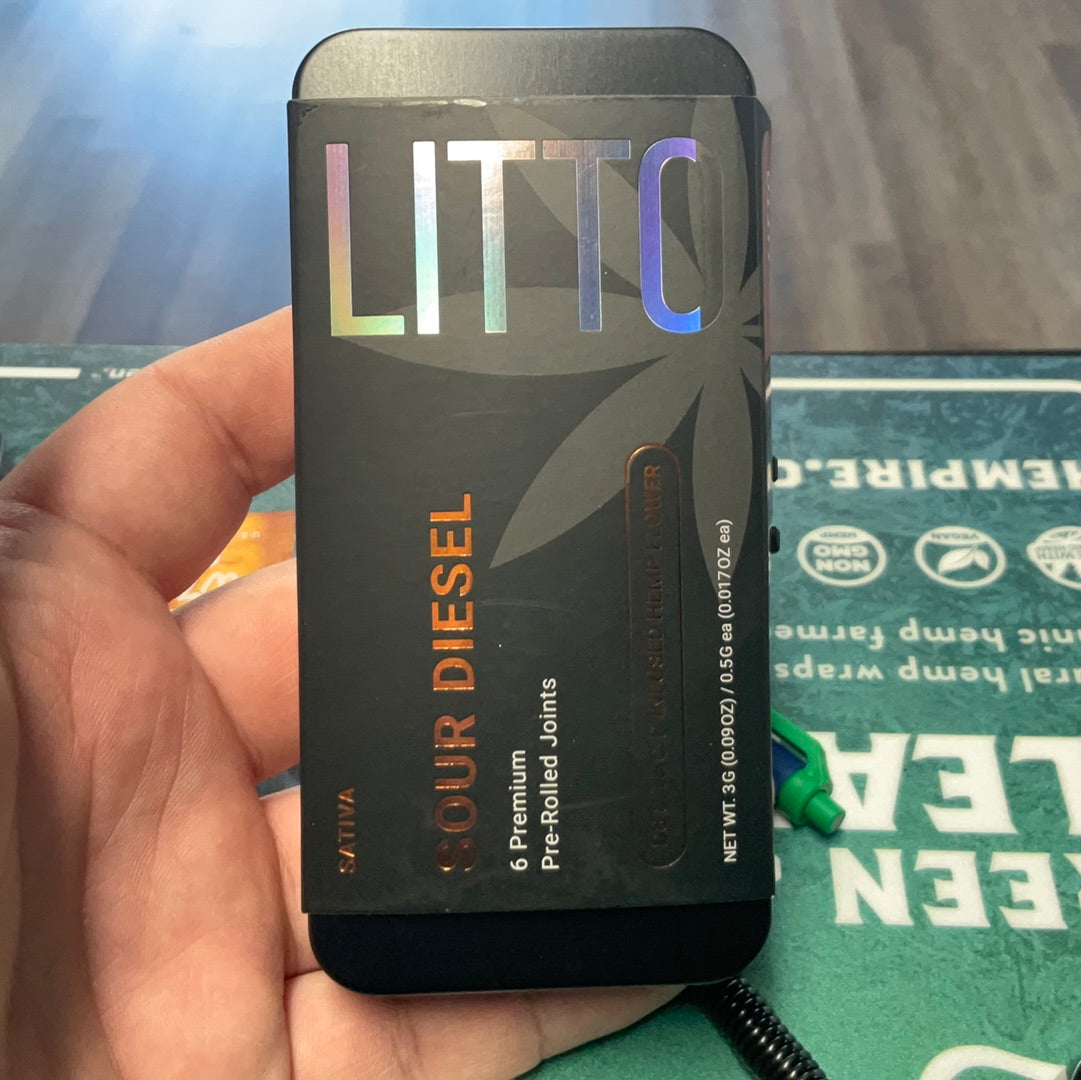 Litto pre-rolls - sour diesel
