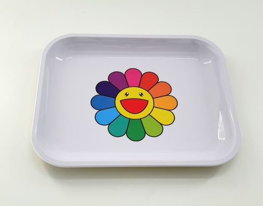 Smiley Flower Mob Large Tray