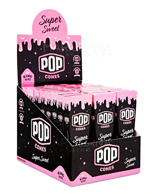 POP Unbleached Cones (3ct) - King Size Super Sweet