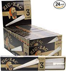 Zig Zag - Ultra Thin Cones King Size