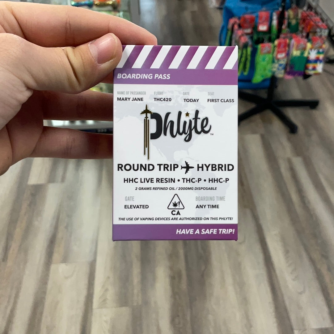 Phlyte D8 dispos- round trip hybrid