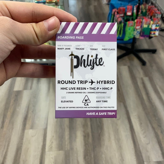 Phlyte D8 dispos- round trip hybrid