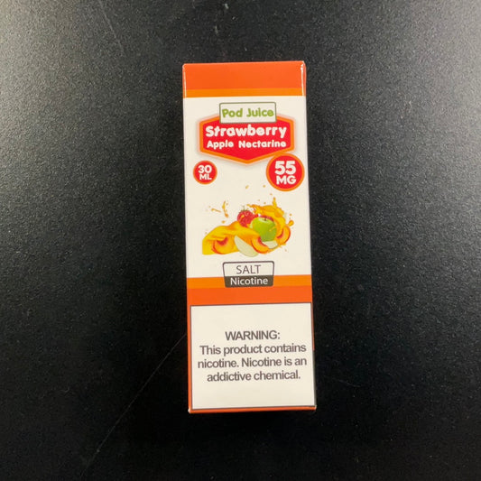 Pod Juice Salt Nic (55mg) - Strawberry Apple Nectarine