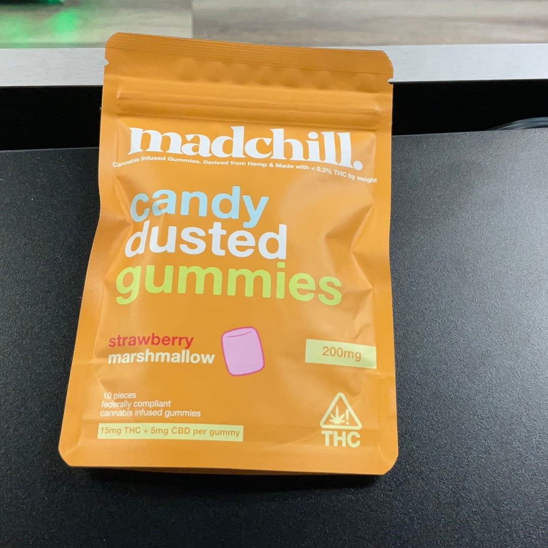 Candy dusted gummies thc +cbd