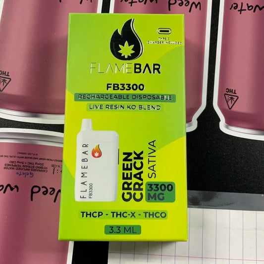 Flame Bar- Green Crack Sativa