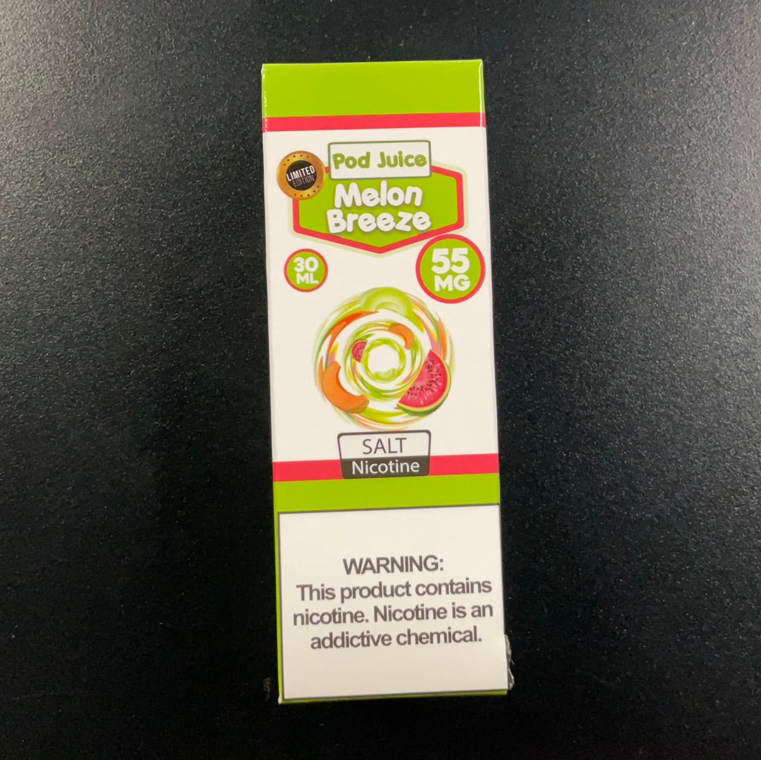 Pod Juice Salt Nic (55mg) - Melon Breeze