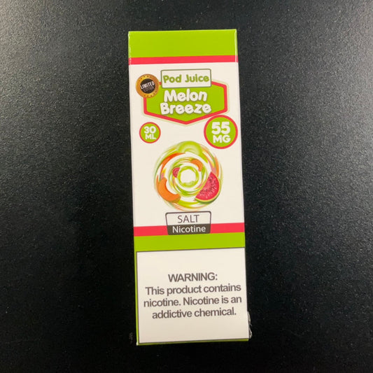 Pod Juice Salt Nic (55mg) - Melon Breeze