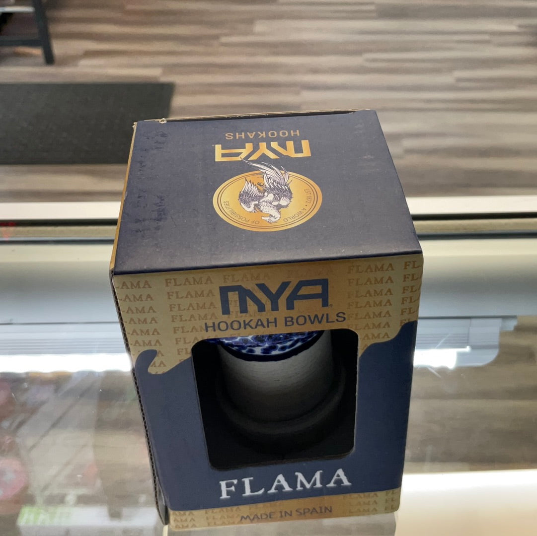 Mya hookah bowls- Small Blue & White
