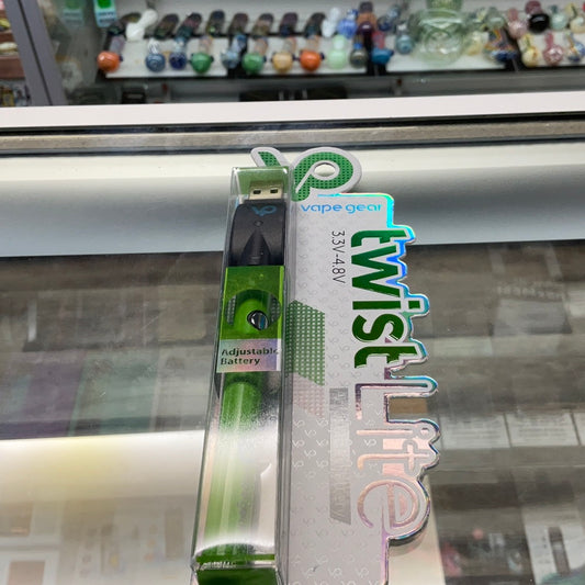 Vape gear twist lite battery green