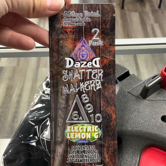 Dazed shatter pre roll- electronic lemon