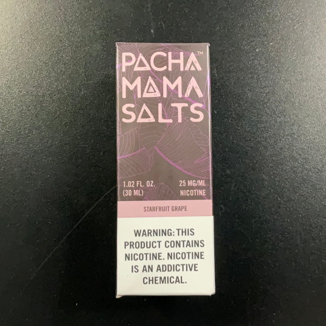 Pacha Mama Salts- 25mg Starfruit Grape