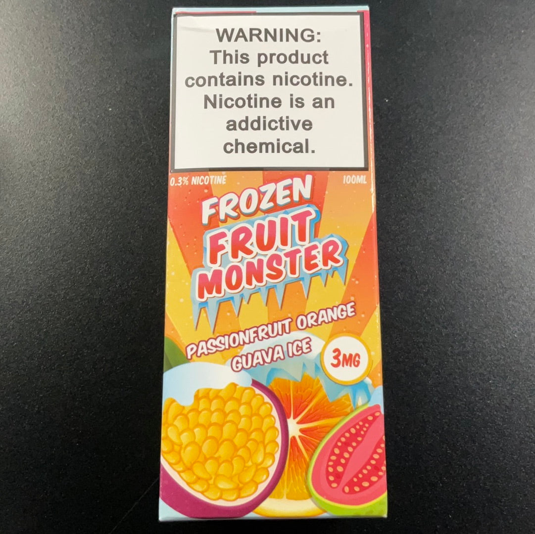 Frozen Fruit Monster- 3mg Passionfruit Orange Guava Ice