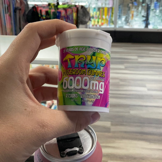 Tryp mushroom gummies 6k mg- watermelon