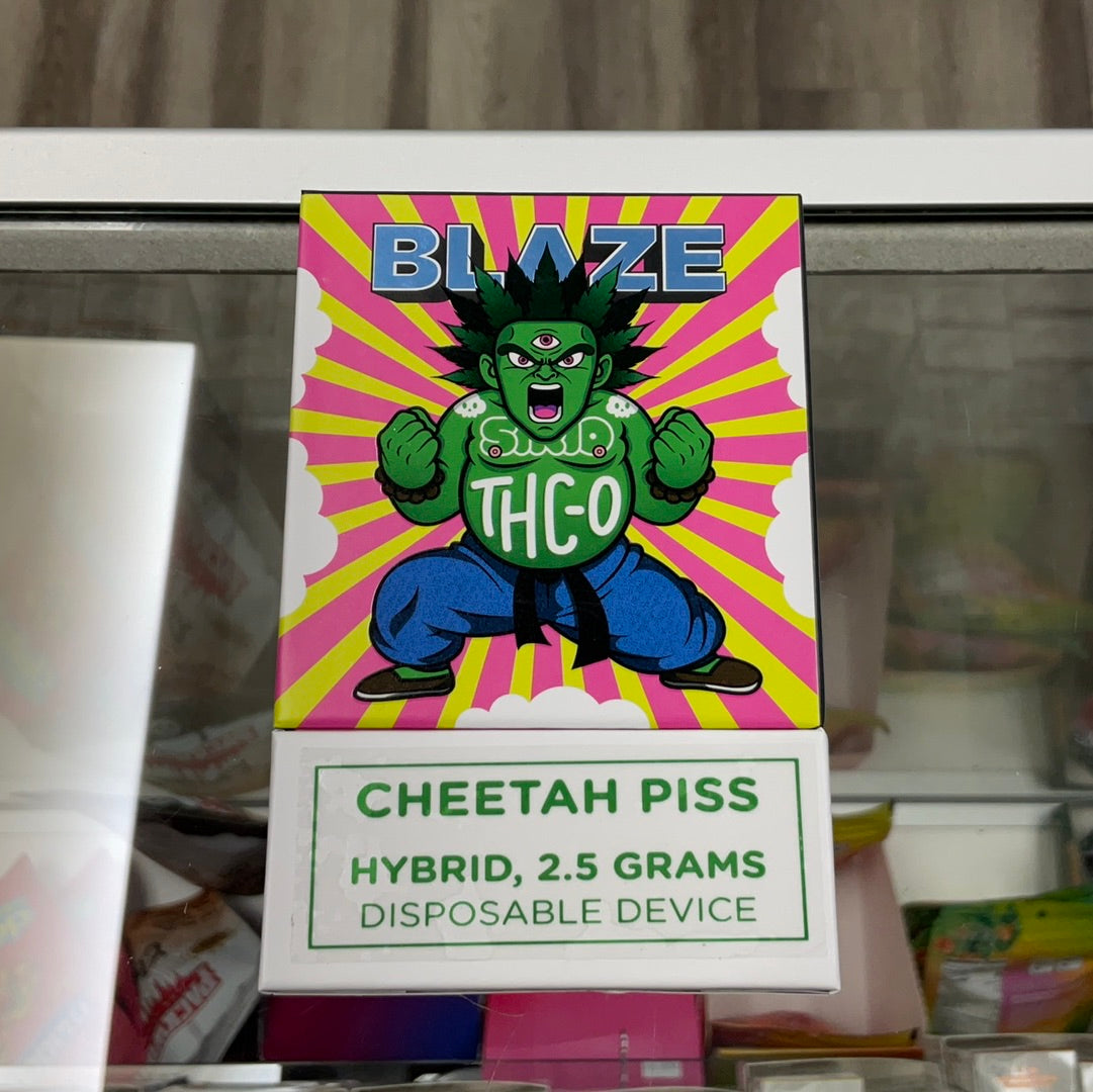 Blaze Strio- Cheetah Piss Hybrid- THC-O