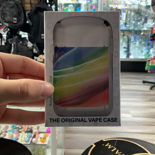 Vape clutch- silver kaleidoscope
