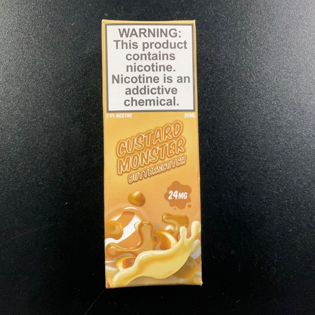 Custard Monster Salt Nic (24mg) - Butterscotch