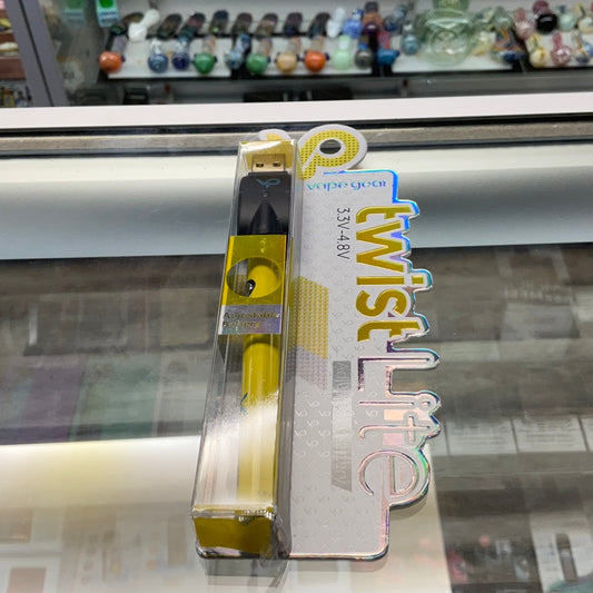 Vape gear twist lite battery yellow