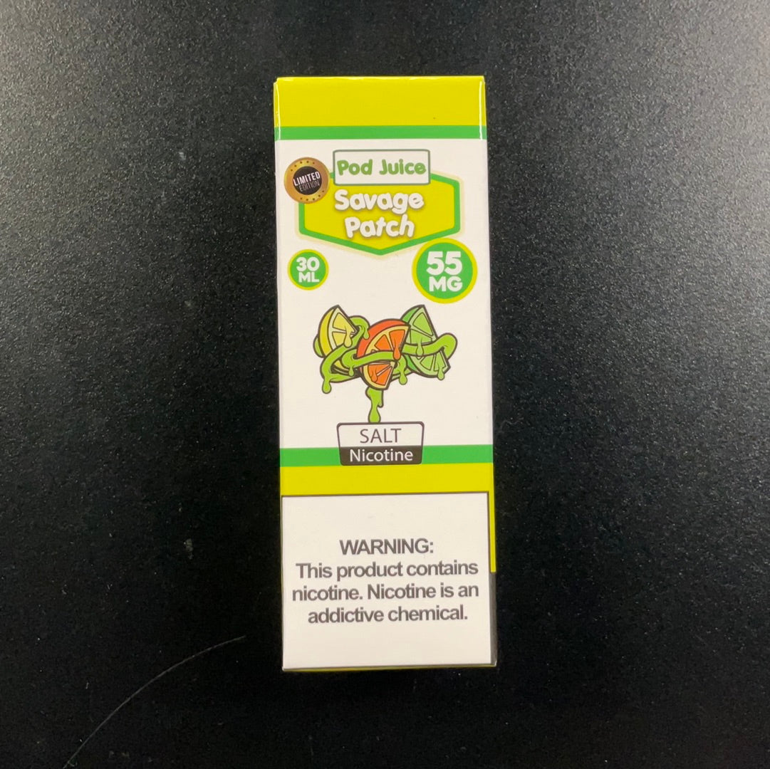 Pod Juice Salt Nic (55mg) - Savage Patch