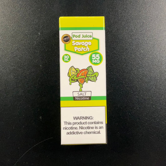 Pod Juice Salt Nic (55mg) - Savage Patch