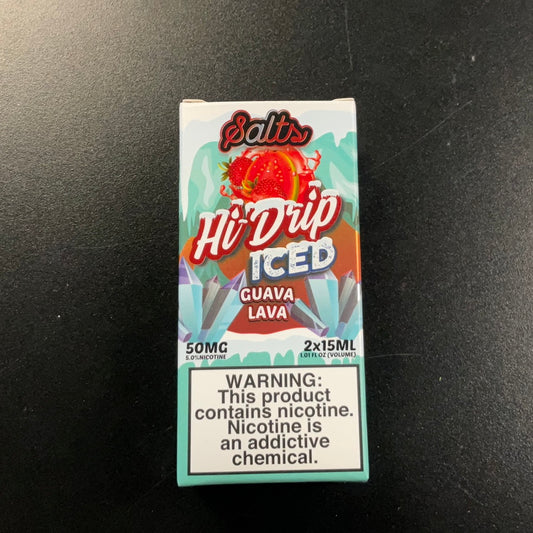 Hi Drip Salts Iced- Guava Lava 50mg