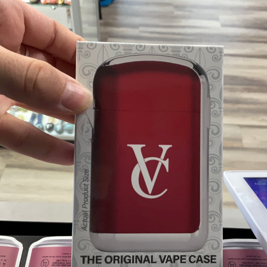 Vape clutch- silver scarlet