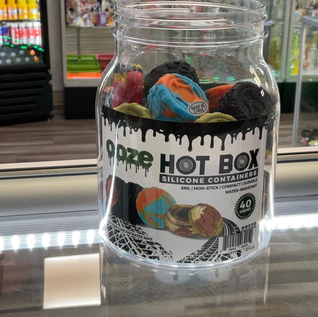 Ooze-  8 ml Silicone Container- Hot Box