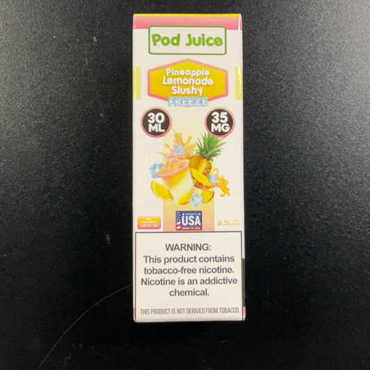 Pod Juice Salt Nic (35mg) - Pineapple Lemonade Slushy Freeze