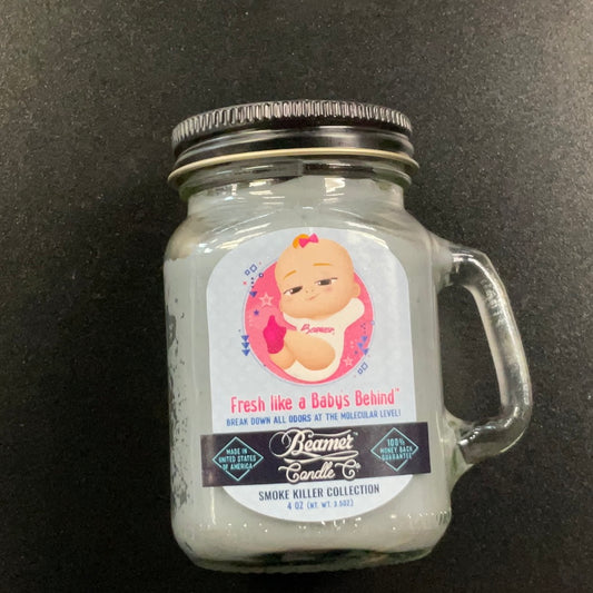 Beamer Candle- 4oz Fresh Like a Baby’s behind