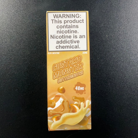 Custard Monster Salt Nic (48mg) - Butterscotch