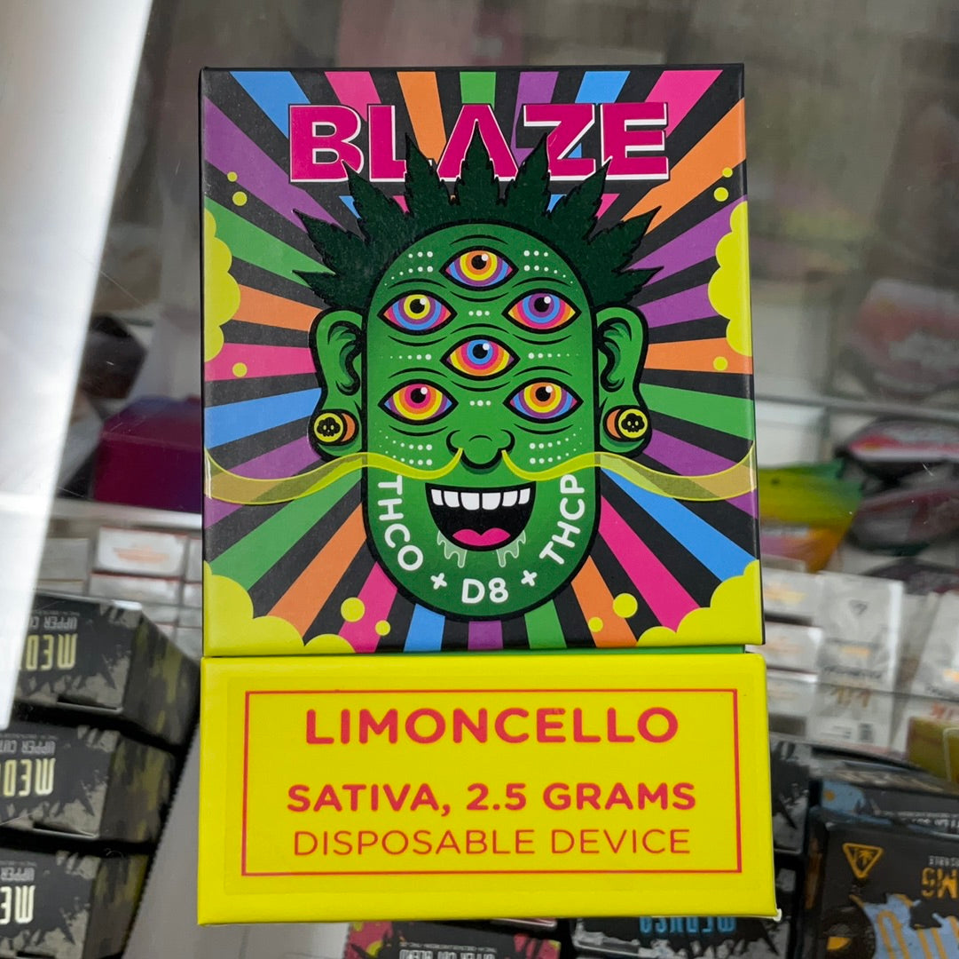 Blaze Strio- Limoncello Sativa-THCO + D8+THCP