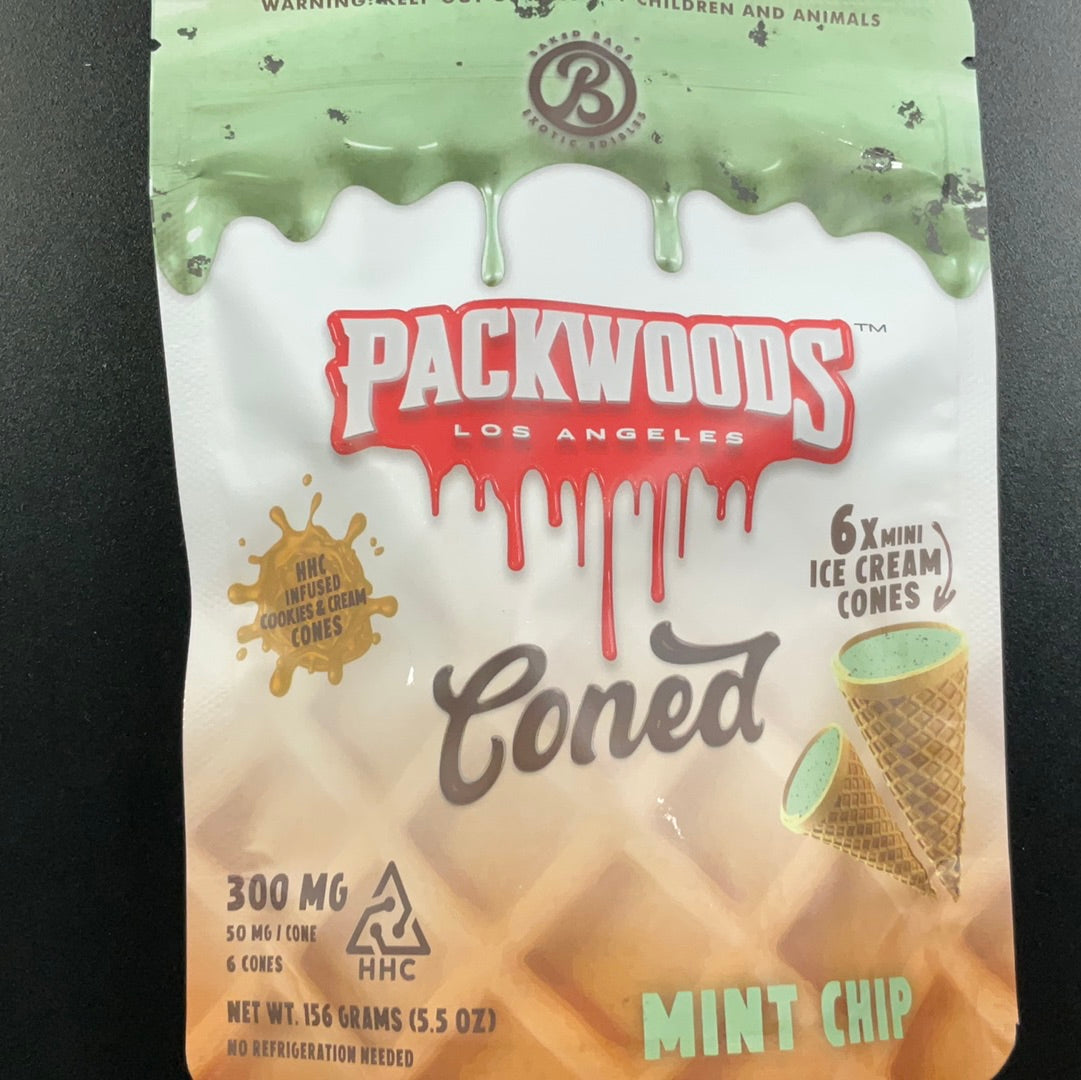 Packwoods- HHC 300mg Mint Chip Coned