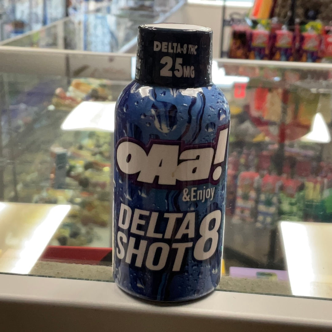 oAa! D8 Shot-25mg-Blueberry