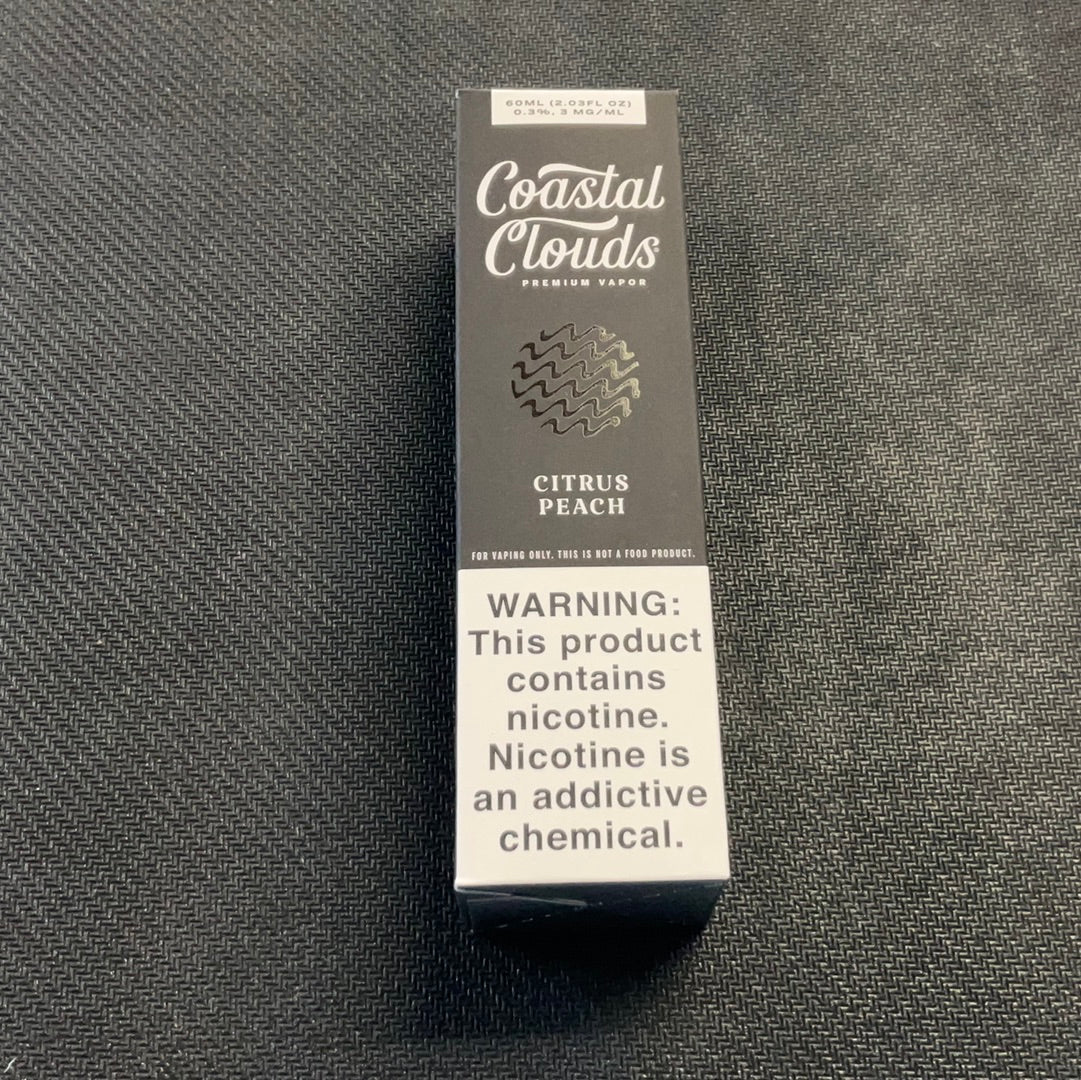 Coastal Clouds E-liquid (3mg) - Citrus Peach