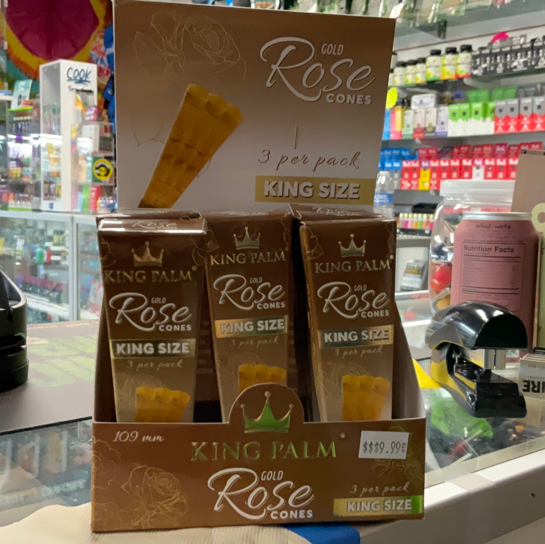 King Palm - king size Gold Rose Cones