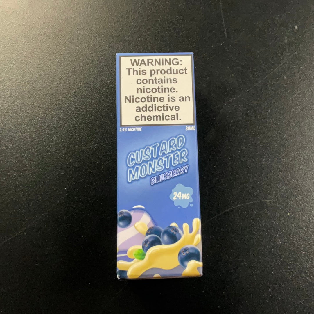 Custard Monster Salt Nic (24mg) - Blueberry